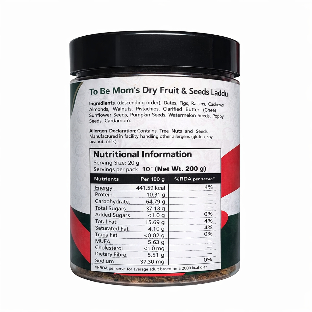 To Be Mom's Laddu Made with Dryfruit - 200g