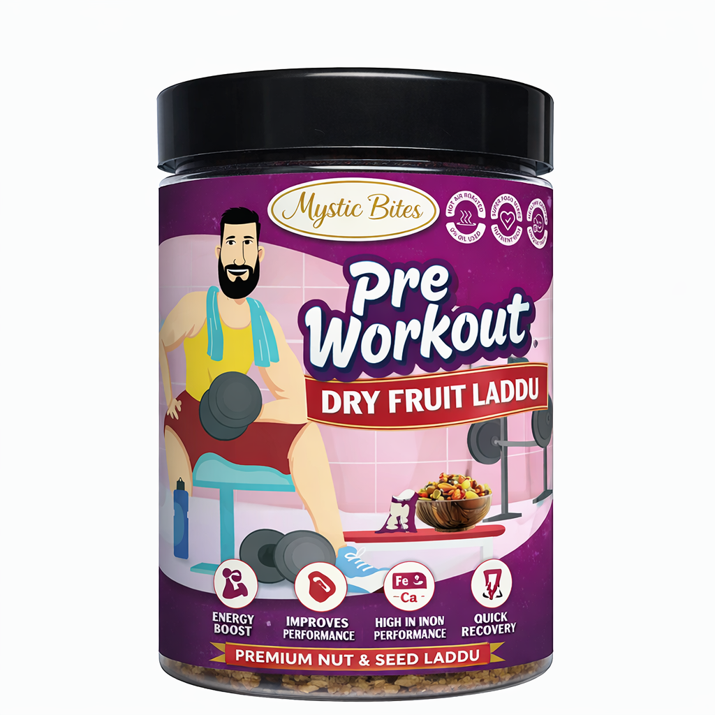 Pre Workout Dry Fruit & Seeds Laddu - 200g